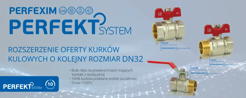 nowe kurki kulowe dn32