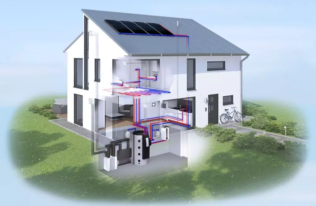 schemat rozprowadzenia instalacji centralnego ogrzewania w domu