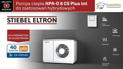 Webinarium Akademii IK: Pompa ciepła HPA-O 8 CS Plus int od STIEBEL ELTRON