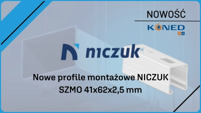 Nowe profile montażowe NICZUK SZMO 41x62x2,5 mm