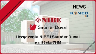 Urządzenia NIBE i Saunier Duval na liście ZUM