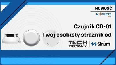 Czujnik CD-01 - Twój osobisty strażnik od TECH Sterowniki