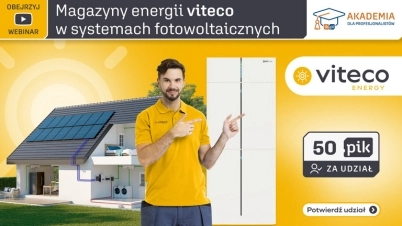 Magazyny energii w fotowoltaice  – bezpłatny webinar Akademii IK