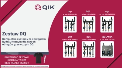 Nowe zestawy DQ od QIK teraz z prezentami dla Instalatorów
