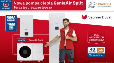 SAUNIER DUVAL - Nowa pompa ciepła GeniaAir Split - teraz jest jeszcze lepsza