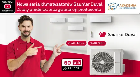 SAUNIER DUVAL - Nowa seria klimatyzatorów - zalety produktu oraz gwarancji producenta