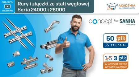 CONCEPT BY SANHA-THERM - Rury i złączki ze stali węglowej. Seria 24000 i 28000