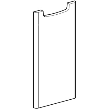 REKORD front do szafki bocznej niskiej, wersja prawa, biały połysk