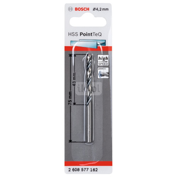 WIERT. HSS POINTTEQ  4.2MM