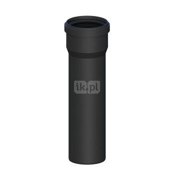 Rura prosta PP L2000mm DN80mm odporna na promieniowanie UV z uszczelką [EPDM]