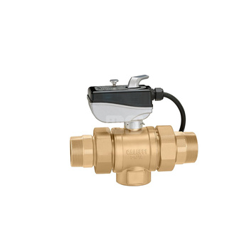 Trójdrożny zawór kulowy z napędem, typ "T" 2"24V