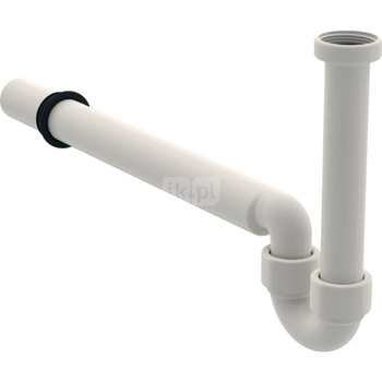 Syfon rurowy do modułu sanitarnego Geberit Monolith do bidetu: Biały-alpin