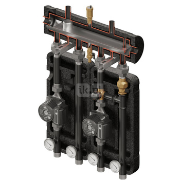 Kompania 450 (SKE 2DC+ 55kW, UNI, VRG432, pompy DN25 DAB/LFP)