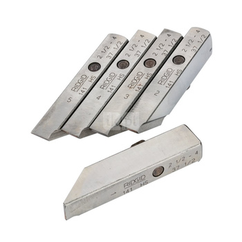 Noże do fazowania rur 2 1/2" - 4", wysokoobrotowe, kąt ukosowania 37 1⁄2˚, do gwintownicy z przekładnią zębatą model 141