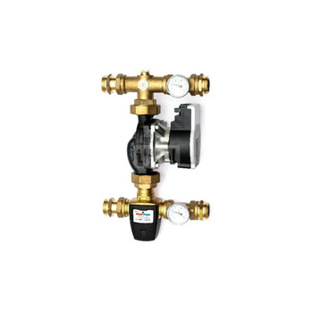 Zespół mieszający QIK Optimo PLUS - ZMPW-9 - 20-43'C z pompą WILO Yonos Para RS25/6 Kvs 3,2