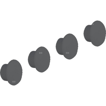 Zestaw zaślepek Geberit do zestawu lamp (4 szt.): Jasnoszary