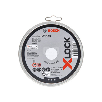 X-LOCK STANDARD INOX 10X 115X 1X22,23