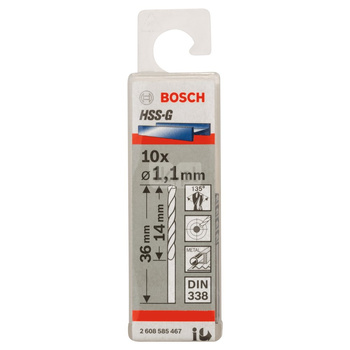 WIERTŁO STAND. HSS-G 135 '1,1/14MM