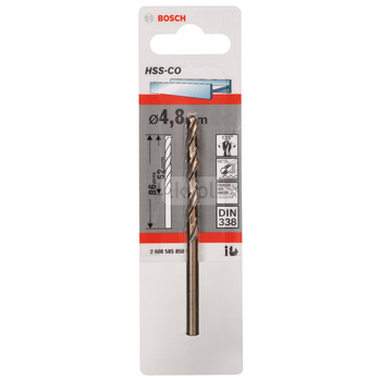 WIERTŁO STAND. HSS-CO 135'4,8/52MM