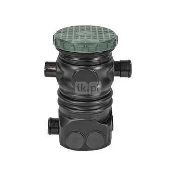 Filtr zewnętrzny w studzience D300 teleskop - pokrywa gwint - koszowy filtr wody deszczowej , kosz filtrujący do wody deszczowej , podziemny filtr do deszczówki , filtr zewnętrzny