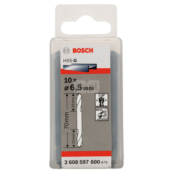 Wiertła dwustronne 6,5x70 10 szt.