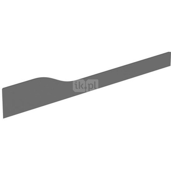 Osłona dekoracyjna Geberit Bambini przednia, do umywalki dla dzieci, do trzech baterii umywalkowych, niższa umywalka po prawej stronie: Czerwony Varicor Nr 227 / Matowy