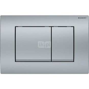 Przycisk uruchamiający Geberit Delta20, przedni, chrom-mat, prostokątny