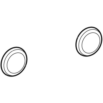 Zestaw zaślepek Geberit do elementów mocujących do pisuaru Kerafix (2 szt.): Biały