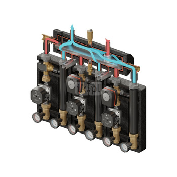 Kompania PRO 3D+ 9544 (SKE 2DC+ 55kW, VTA372, 2xVRG432, siłownik ARA, pompy DN25 LFP)