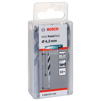 WIERT. HSS POINTTEQ  4.2MM 10PC