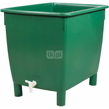 Prostokątny zbiornik 400 litrów, zielony