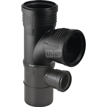 Trójnik podwójny Geberit Silent-PP 88.5st. d90/90/50 "łagodny"