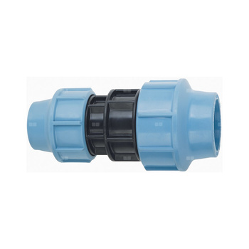 Złącze AGAFLEX redukcja, PP, 63 mm x 40 mm (połączenie zaciskowe x połączenie zaciskowe) do rur PE