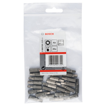 BIT CZWOROKĄTNY R3 25MM 25PC