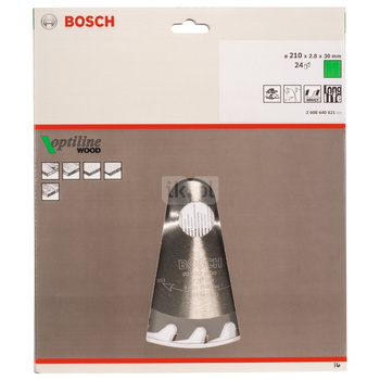 Tarcza pilarska Optiline Wood PIŁA TARCZ.-H OPTI 210X2.8X30Z24