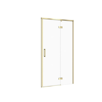 DRZWI NA ZAWIASACH KABINY PRYSZ LARGA ZŁOTA MAT 100X195 PRAWE TRANS