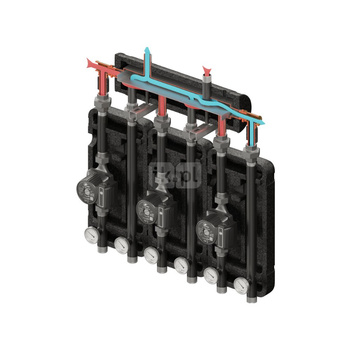 Brygada 3D+ 8000 (KRE, 3 x grupa UNI, pompy DN25 DAB/LFP)