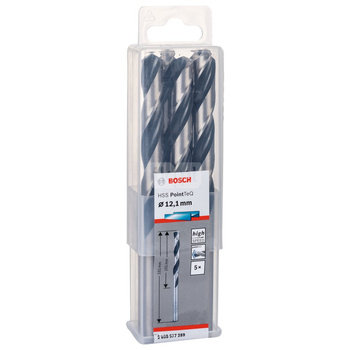 WIERT. HSS POINTTEQ  12.1MM 5PC