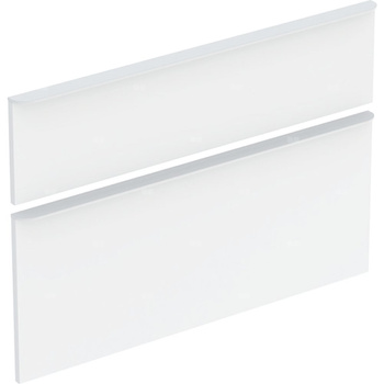 Zestaw frontów szuflad do szafki pod umywalkę GEBERIT, kol. biały wysoki połysk szer.900 mm