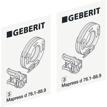 Naklejka identyfikacyjna - opaska zaciskowa Mapress d76.1/88.9 (3) zest.-2