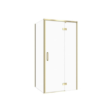 SET C276 KABINA LARGA ZAWIAS PRAWA ZŁOTA MAT 100X80X195 SZK TRANS WIR