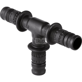 Trójnik GEBERIT Mepla równoprzelotowy PVDF 50 mm (końcówka wciskowa)