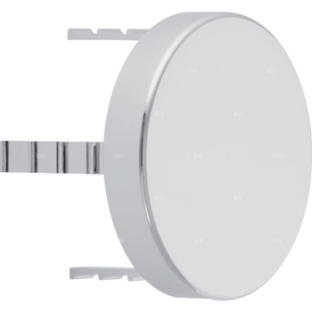 Pokrywa Geberit do przerywacza rurowego do zestawów odpływowo-przelewowych do baterii podtynkowych: Chrom błyszczący