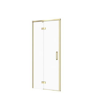 DRZWI NA ZAWIASACH KABINY PRYSZ LARGA ZŁOTA MAT 80X195 LEWE TRANS