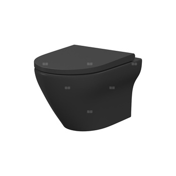 SB574 MZ UM LARGA OVAL CLEAN ON DESKA SLIM WRAP DUR WO ŁW ANTRACYT BOX