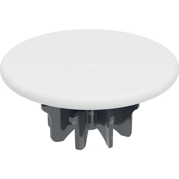 Pokrywa odpływu Geberit do zaworu zestawu odpływowego ze swobodnym przepływem: Materiał=Ceramika sanitarna, Biały