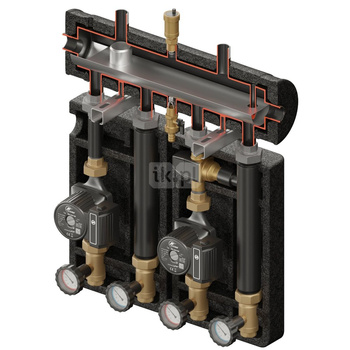 Kompania PRO 550 (SKE 2DC+ 55kW, UNI, VTA522, pompy DN25 DAB/LFP)