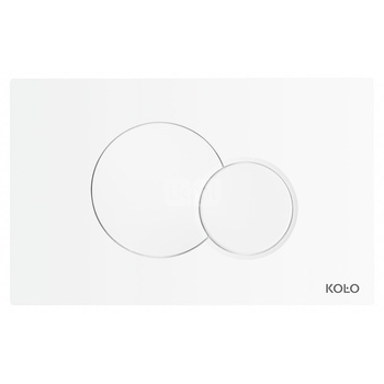 Przycisk uruchamiający Koło Eclipse 2 do spłukiwania dwudzielnego: Biały