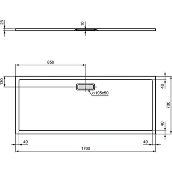 ULTRAFLAT NEW BRODZIK 170X70 PROS.