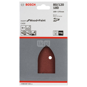 PAPIER ŚCIERNY DO PSM PRIMO SET 6PC